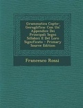 Cover: Grammatica Copto-Geroglifica - Nabu Press