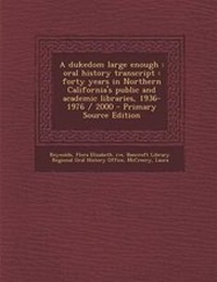 Enlarge image Cover: A Dukedom Large Enough - Nabu Press