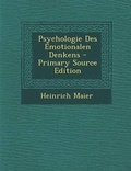 Cover: Psychologie Des Emotionalen Denkens - Nabu Press