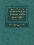 Cover: Application of Sociometric and Event-History Modeling to Bibliometric Data - Nabu Press