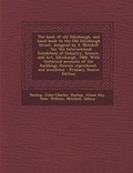 Cover: The Book of Old Edinburgh, and Hand-Book to the Old Edinburgh Street, Designed by S. Mitchell ... for the International Exhibition of Industry, Scienc - Nabu Press