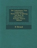 Cover: Der Lehnsmann Vom Liebenstein - Nabu Press