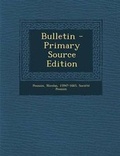 Cover: Bulletin - Nabu Press