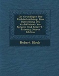 Cover: Die Grundlagen Der Rechtschreibung - Nabu Press