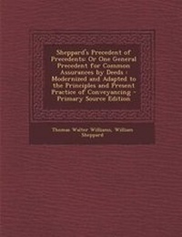 Enlarge image Cover: Sheppard's Precedent of Precedents - Nabu Press
