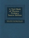 Cover: Text-Book of Physics - Nabu Press
