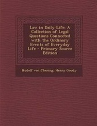 Enlarge image Cover: Law in Daily Life - Nabu Press