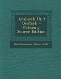 Cover: Arabisch Und Deutsch - Nabu Press