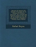 Cover: Nociones de Historia del Salvador - Nabu Press