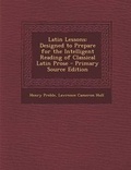 Cover: Latin Lessons - Nabu Press