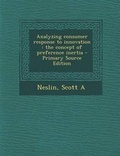 Cover: Analyzing Consumer Response to Innovation - Nabu Press