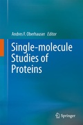 Cover: Single-molecule Studies of Proteins - Springer