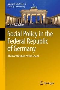 Abbildung von: Social Policy in the Federal Republic of Germany - Springer