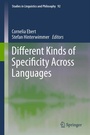 Cover: Different Kinds of Specificity Across Languages - Springer