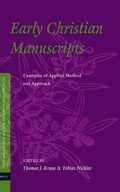 Cover: Early Christian Manuscripts - Brill