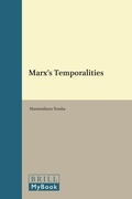 Cover: Marx's Temporalities - Brill
