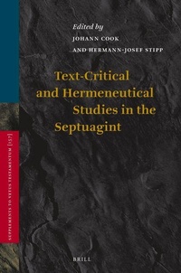 Enlarge image Cover: Text-Critical and Hermeneutical Studies in the Septuagint - Brill