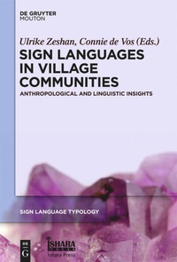 Enlarge image Cover: Sign Languages in Village Communities - De Gruyter Mouton
