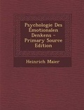 Cover: Psychologie Des Emotionalen Denkens - Nabu Press