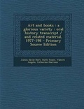 Cover: Art and Books - Nabu Press