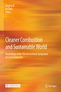 Cover: Cleaner Combustion and Sustainable World - Springer