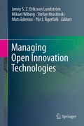 Cover: Managing Open Innovation Technologies - Springer