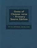 Cover: Gems of Chinese Verse - Nabu Press