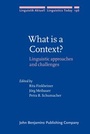 Cover: What is a Context? - John Benjamins Publishing Co