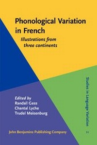 Enlarge image Cover: Phonological Variation in French - John Benjamins Publishing Co