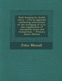 Enlarge image Cover: Book-Keeping by Double Entry - Nabu Press