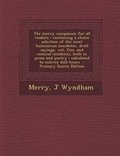 Cover: The Merry Companion for All Readers - Nabu Press