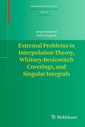 Cover: Extremal Problems in Interpolation Theory, Whitney-Besicovitch Coverings, and Singular Integrals - Birkh&auml;user