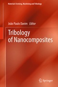 Cover: Tribology of Nanocomposites - Springer