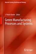Cover: Green Manufacturing Processes and Systems - Springer