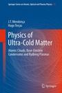 Cover: Physics of Ultra-Cold Matter - Springer