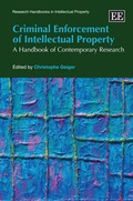 Cover: Criminal Enforcement of Intellectual Property - Edward Elgar Publishing