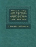 Cover: Etchings of a Whaling Cruise, with Notes of a Sojourn on the Island of Zanzibar. to Which Is Appended a Brief History of the Whale Fishery - Primary S - Nabu Press