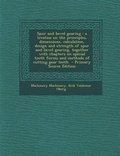 Cover: Spur and Bevel Gearing - Nabu Press