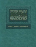 Cover: The Elements of Euclid - Nabu Press