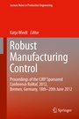 Cover: Robust Manufacturing Control - Springer