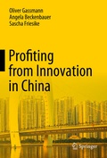 Cover: Profiting from Innovation in China - Springer