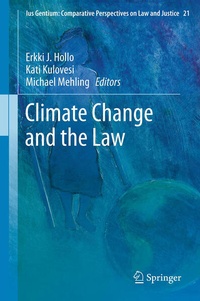 Enlarge image Cover: Climate Change and the Law - Springer