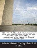 Cover: Ed464 527 - Part-Time Instructional Faculty and Staff - Bibliogov