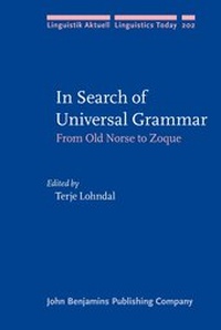 Abbildung von: In Search of Universal Grammar - John Benjamins Publishing Co