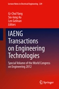 Cover: IAENG Transactions on Engineering Technologies - Springer
