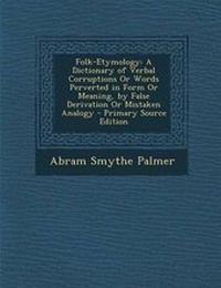 Abbildung von: Folk-Etymology - Nabu Press