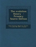 Cover: Evolution Theory - Nabu Press