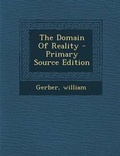 Cover: Domain of Reality - Nabu Press