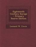 Cover: Eighteenth Century Europe - Nabu Press