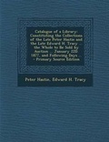 Cover: Catalogue of a Library - Nabu Press